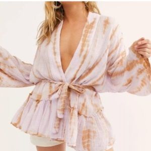 NWT - M/L Free People One Sasha Kimono